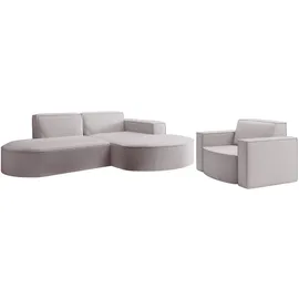 Fun Möbel SOFASET Palma Ecksofa Sessel Ascot