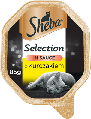 SHEBA® Selection 85g mit Huhn - Nassfutter für Katzen in Soße (Rabatt für Stammkunden 3%)