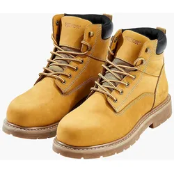 VEVOR Arbeitsstiefel Stahlkappe US-12 Arbeitsschuhe Sicherheitsschuhe Gelb