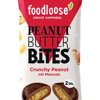 foodloose Bio Peanut Butter Bites Crunchy - 40.0 g