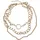 URBAN CLASSICS Ring Layering Necklace Goldfarben / Gold