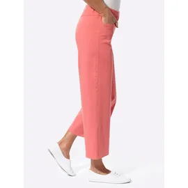 Classic Basics Bequeme Jeans CLASSIC BASICS, Damen, Gr. 48, Normalgrößen, bunt (blau, bleached, koralle), 97% Baumwolle, 3% Elasthan, unifarben, 7/8-Länge, Jeans