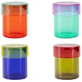 REMEMBER Glasdose Cosima 4tlg. Glas Bunt