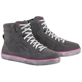 Alpinestars J-6 Waterproof Motorradschuh Damen grau / fuchsia 37 38