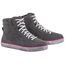 Alpinestars J-6 Waterproof Motorradschuh Damen grau / fuchsia 37 38