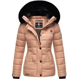 Marikoo Damen Outdoor Winter Steppjacke mit abnehmbarer Kapuze Qesraa