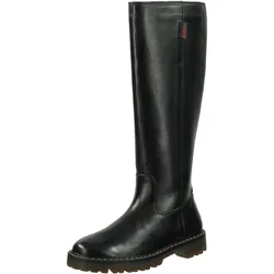 Stiefel KICKERS "Kickers Stiefel Leder", Damen, Gr. 38, schwarz, Leder, casual, Schuhe