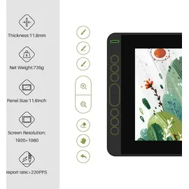 Huion Kamvas 12 FHD -piirtonäyttö