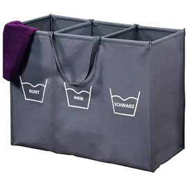 KESPER Wäschesammler, grau Polyester B/H/L: ca. 36x60x74 cm - Grau
