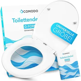 COMODO Toilettendeckel Weiß