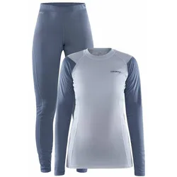 CRAFT Damen Unterwäsche Set CORE WARM BASELAYER, FLOW-SULFUR, XL