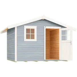 Weka Gartenhaus 123 3,01 x 2,05 m grau