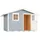 Weka Gartenhaus 123 3,01 x 2,05 m grau
