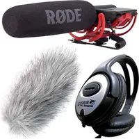 RØDE Microphones RØDE VideoMic Rycote mit Windschutz mit Kopfhörer Mikrofon