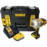 DeWalt DCF 961 E1T Akku Schlagschrauber 18 V 1632 Nm 1/2" Brushless + 1x Powerstack Akku 1,7 Ah + Ladegerät + TSTAK