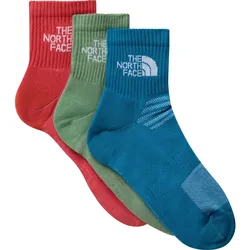 The North Face Multi Sport Cush Quarter Sock 3P dusk blue/slate moss/ma (FTI) S