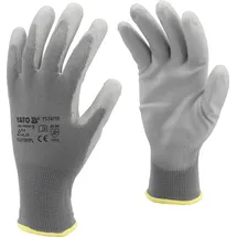 TRIZERATOP Arbeitshandschuhe Arbeitshandschuhe, Polyester, PU (Arbeitshandschuhe, Polyester, PU Gr. 9/L) Markenqualität bunt 9