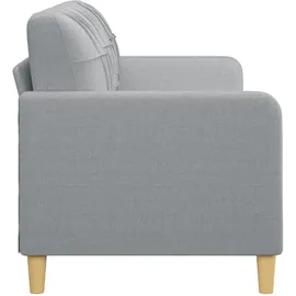 vidaXL 3-Sitzer-Sofa Hellgrau 180 cm Stoff
