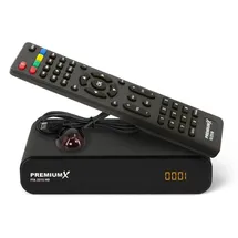 Premium X PremiumX HD 221S FTA Digital SAT Receiver DVB-S2 HDMI SCART USB 12V FullHD – Schwarz