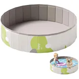 Hundepool 100 * 30cm, Hundebadewanne Hunde Planschbecken Faltbar Planschbecken Hundebadewanne Swimmingpool Pool Für Hunde