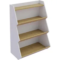 VCM Malusa Standregal 103 x 23 x 160 cm Weiß
