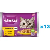 Whiskas Senior Nassfutter mit Huhn und Truthahn in Gelee 52 x 85 g