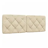 vidaXL Kopfteilkissen Creme