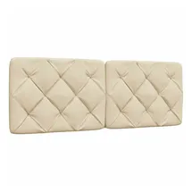 vidaXL Kopfteilkissen Creme