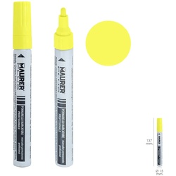 Professioneller permanenter gelber Farbmarkierstift Professioneller permanenter gelber Farbmarkierstift