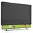 kwmobile 55" TV Abdeckung Indoor - Fernseher Hülle Bildschirmschutz Abdeckung - TV Bildschirm Staubschutzhülle - Fernsehabdeckung - Dunkelgrau