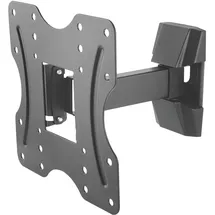 PerfectHD Perfect Wandhalterung für Monitore und Bildschirme (23-42 Zoll), neigbar, schwenkbar, VESA 200x200, schwarz