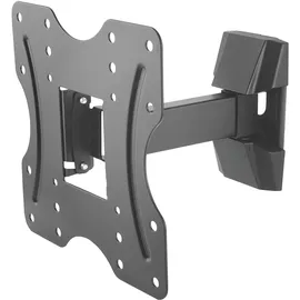 PerfectHD Perfect Wandhalterung für Monitore und Bildschirme (23-42 Zoll), neigbar, schwenkbar, VESA 200x200, schwarz