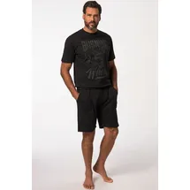 Jp1880 Pyjama grau / schwarz 7XL