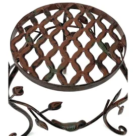 DanDiBo Ambiente Blumenhocker 25 x 25 x 25 cm Braun