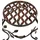 DanDiBo Ambiente Blumenhocker 25 x 25 x 25 cm Braun