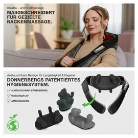 Donnerberg Proneck 4D Nackenmassagegerät mit Wärmefunktion 1 St