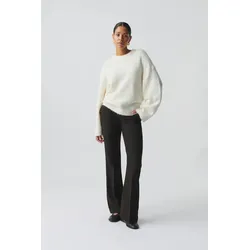 Gina Tricot - Relaxed bootcut trousers - Anzughosen - Braun - 40 - Dame - Braun - 40