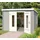 Lasita Maja Gartenhaus Sacramento 3,12 x 3,19 m Grau