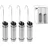 EDM Luftbefeuchter 2er-Set 25x25 cm silber