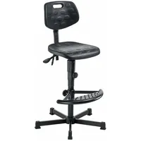 meychair Workster Light W2-H-PU-FS6 Kunststoff Schwarz