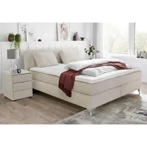 Jockenhöfer Gruppe Boxspringbett "Elfie" OTTOs Choice! Topseller, inkl. Topper, erhältlich in den Breiten 90,140 & 180cm und diversen Farbvarianten beige 188 cm x 209 cm