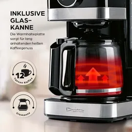 Barista Filterkaffeemaschine Touch Schwarz/Silber