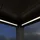 Weide Pergola Deluxe Plus 4 x 8 m grau