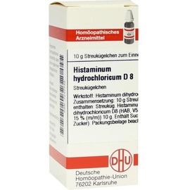 DHU-ARZNEIMITTEL HISTAMINUM hydrochloricum D8 Globuli