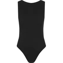 URBAN CLASSICS Ladies Rib Tank Body - Schwarz