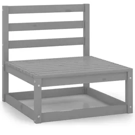 vidaXL Modell 17 Loungeset grau Kiefer massivholz
