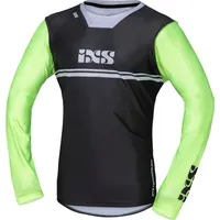 IXS iXS, Trigger 4.0, Trikot - Dunkelgrau/Neon-Grün - XL)
