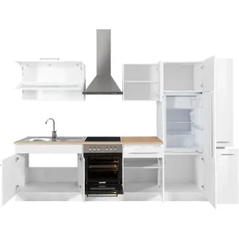 kochstation Küchenzeile KS-Eton 300 cm weiß