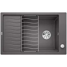 Blanco Elon XL 6 S-F felsgrau + Excenterbetätigung + InFino