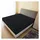 vidaXL Spannbettlaken Jersey-Baumwolle 160 x 200 cm schwarz 2 St.